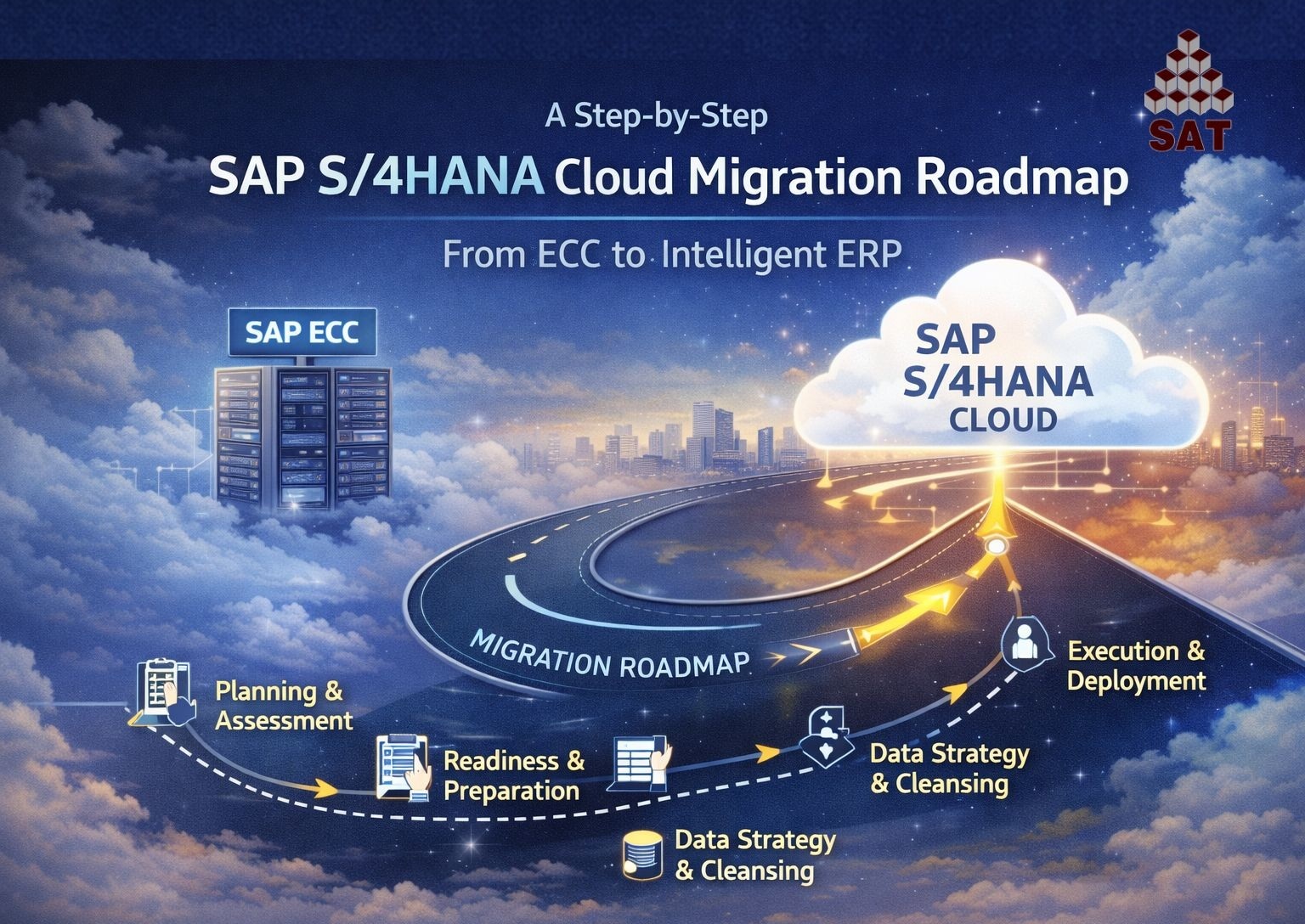 A Step-by-Step SAP S/4HANA Cloud Migration Roadmap: From ECC to Intelligent ERP